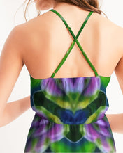 Afbeelding in Gallery-weergave laden, Green Tara 1 Women&#39;s High-Low Halter Dress