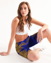 Afbeelding in Gallery-weergave laden, Lapiz Gold 1 Women&#39;s Mid-Rise Bike Shorts