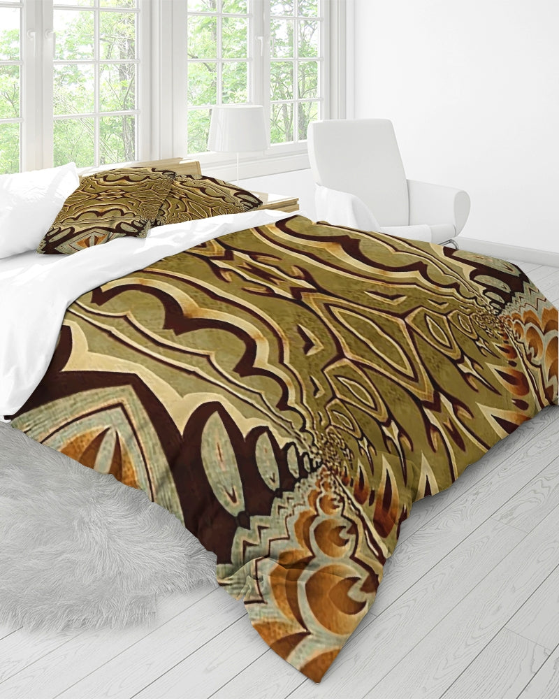 Wood Gold 2 King Duvet Cover Set