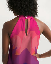 Afbeelding in Gallery-weergave laden, abstract22 Women&#39;s Halter Dress
