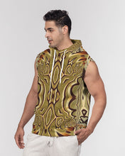 Afbeelding in Gallery-weergave laden, Wood Gold 2 Men&#39;s Premium Heavyweight Sleeveless Hoodie