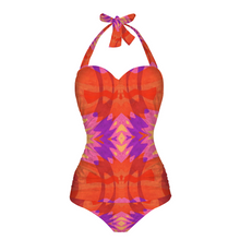 Load image into Gallery viewer, Leila 1 Women&#39;s Halterneck One Piece Swimsuit
