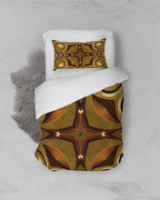 Load image into Gallery viewer, Wood Gold 3 Twin Duvet Cover Set
