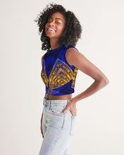 Afbeelding in Gallery-weergave laden, Lapiz Gold 1 Women&#39;s Twist-Front Tank