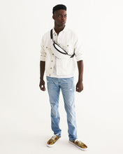 Carica l&#39;immagine nel visualizzatore di Gallery, Wood Gold 1 Men&#39;s Lace Up Canvas Shoe