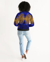 Afbeelding in Gallery-weergave laden, Lapiz Gold 1 Women&#39;s Bomber Jacket