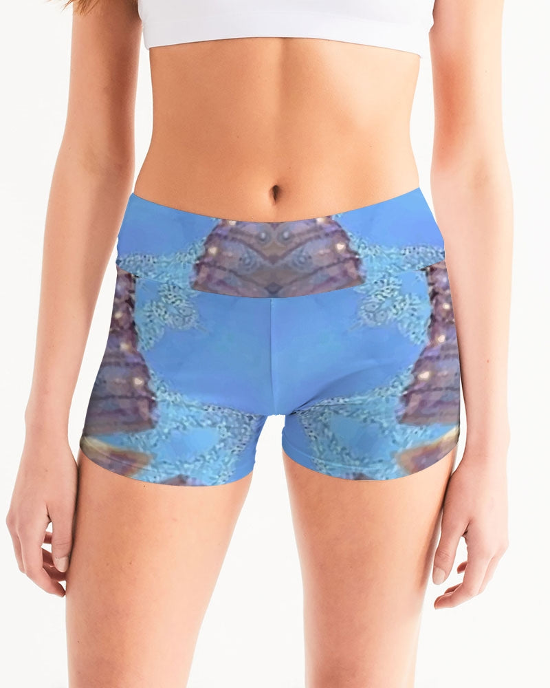 urania skye 18 Women's Mid-Rise Yoga Shorts