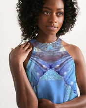 Afbeelding in Gallery-weergave laden, Urania Blue 1 Women&#39;s Halter Dress