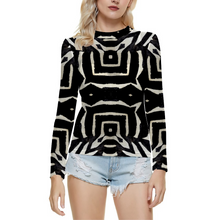 Carica l&#39;immagine nel visualizzatore di Gallery, Funkee 1 Woman&#39;s See Through Mesh Long Sleeve Shirt Fashion Top