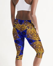 Afbeelding in Gallery-weergave laden, Lapiz Gold 1 Women&#39;s Mid-Rise Capri