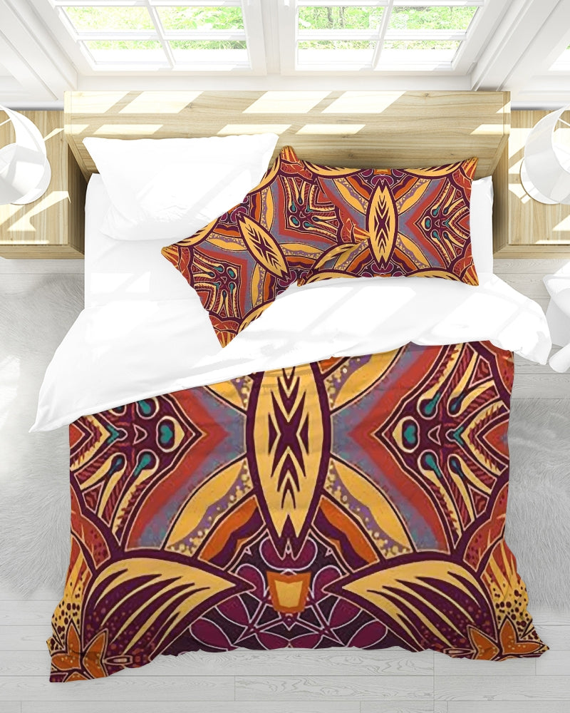 Temple 4 King Duvet Cover Set