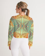 Carica l&#39;immagine nel visualizzatore di Gallery, ostara24 Women&#39;s Cropped Sweatshirt