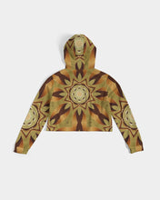 Afbeelding in Gallery-weergave laden, Wood Gold 1 Women&#39;s Cropped Hoodie