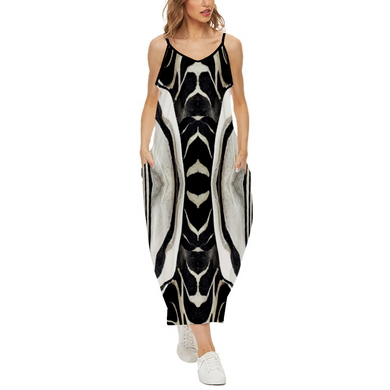 MC 4 Custom All Over Print Women's Slip dress Dress Loose Sleeveless Dress
