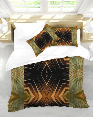 Retro 3 Queen Duvet Cover Set