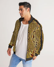 Afbeelding in Gallery-weergave laden, Wood Gold 2 Men&#39;s Stripe-Sleeve Track Jacket