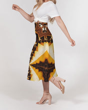 Afbeelding in Gallery-weergave laden, Melange 1 Women&#39;s A-Line Midi Skirt