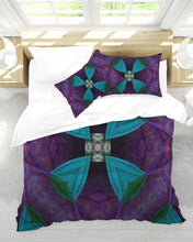 Cargar imagen en el visor de la galería, Night Flower King Duvet Cover Set