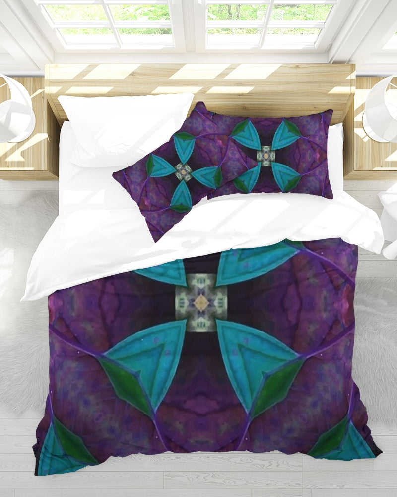 Night Flower King Duvet Cover Set