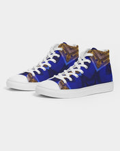 Afbeelding in Gallery-weergave laden, Lapiz Gold 1 Women&#39;s Hightop Canvas Shoe