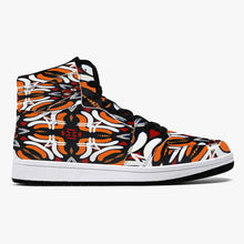 Indlæs billede til gallerivisning 209. High-Top Leather Sneakers - White / Black