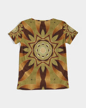 Afbeelding in Gallery-weergave laden, Wood Gold 1 Women&#39;s V-Neck Tee