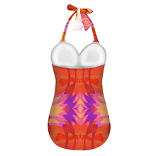 Load image into Gallery viewer, Leila 1 Women&#39;s Halterneck One Piece Swimsuit