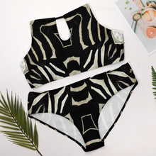 Load image into Gallery viewer, Custom Plus Size Women&#39;s Two Piece Swimsuit Stylish Bikini Suits