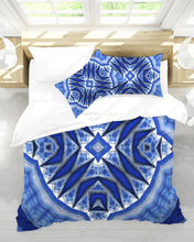Afbeelding in Gallery-weergave laden, Lapis Snow 1 King Duvet Cover Set