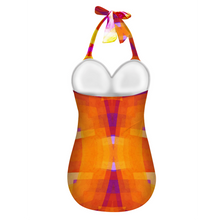 Indlæs billede til gallerivisning Leila 6 Women&#39;s Halterneck One Piece Swimsuit