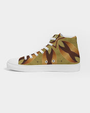 Carica l&#39;immagine nel visualizzatore di Gallery, Wood Gold 1 Men&#39;s Hightop Canvas Shoe