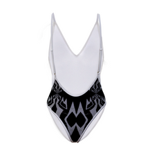 Load image into Gallery viewer, Custom One Piece Women&#39;s Swimsuit Backless Deep V Neck Bikini