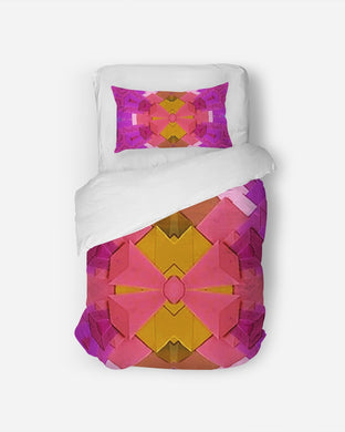 Origami 2 Twin Duvet Cover Set