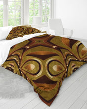 Afbeelding in Gallery-weergave laden, Wood Gold 3 Queen Duvet Cover Set