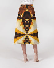 Afbeelding in Gallery-weergave laden, Melange 1 Women&#39;s A-Line Midi Skirt