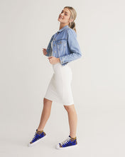 Afbeelding in Gallery-weergave laden, Lapiz Gold 1 Women&#39;s Hightop Canvas Shoe