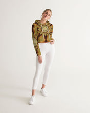 Afbeelding in Gallery-weergave laden, Wood Gold 1 Women&#39;s Cropped Hoodie