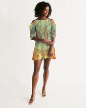 Indlæs billede til gallerivisning ostara24 Women&#39;s Open Shoulder A-Line Dress