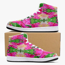 Indlæs billede til gallerivisning 209. High-Top Leather Sneakers - White / Black