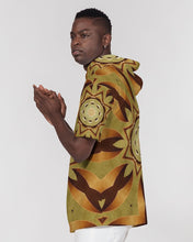 Afbeelding in Gallery-weergave laden, Wood Gold 1 Men&#39;s Premium Heavyweight Short Sleeve Hoodie