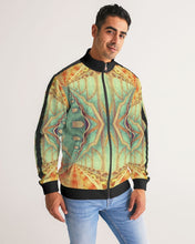 Carica l&#39;immagine nel visualizzatore di Gallery, ostara24 Men&#39;s Stripe-Sleeve Track Jacket