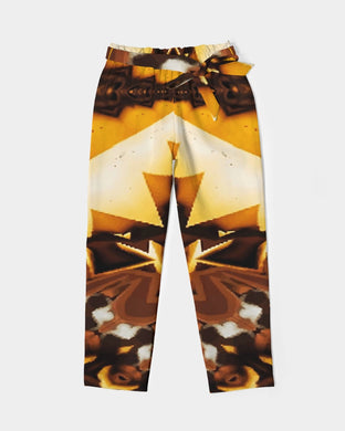 Melange 1 Women's Belted Tapered Pants