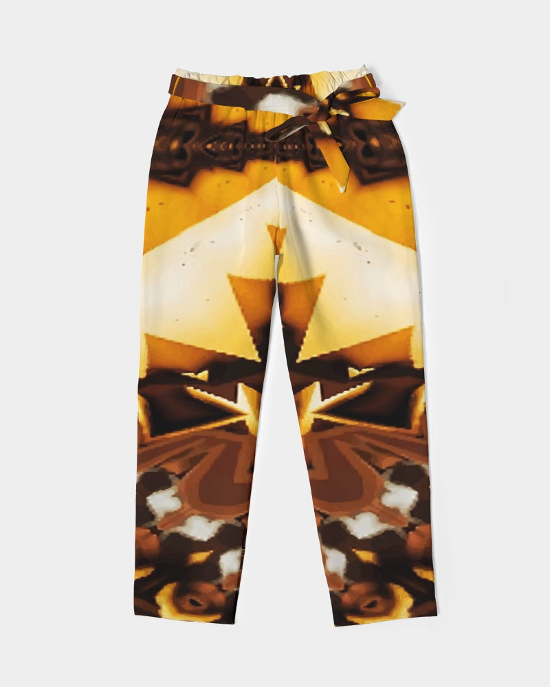 Melange 1 Women's Belted Tapered Pants