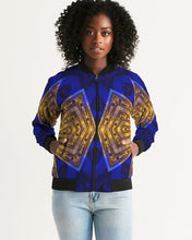 Afbeelding in Gallery-weergave laden, Lapiz Gold 1 Women&#39;s Bomber Jacket