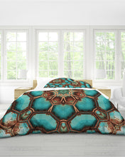 Afbeelding in Gallery-weergave laden, TurqRust 1 King Duvet Cover Set