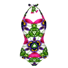 Afbeelding in Gallery-weergave laden, Florien 2 Women&#39;s Halterneck One Piece Swimsuit