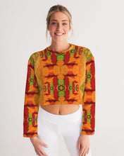 Carica l&#39;immagine nel visualizzatore di Gallery, fall2020_6 Women&#39;s Cropped Sweatshirt