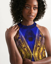 Afbeelding in Gallery-weergave laden, Lapiz Gold 1 Women&#39;s Halter Dress