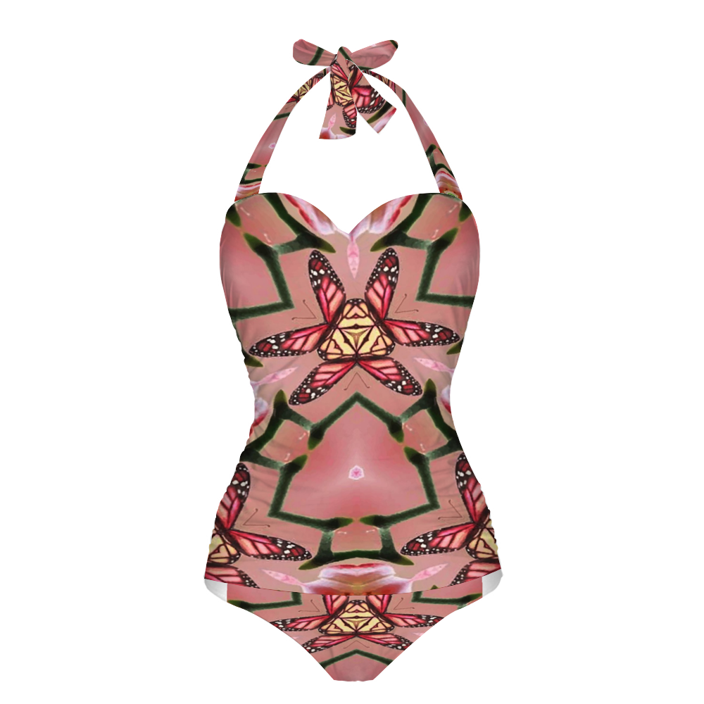 Fairy 1 Women's Halterneck One Piece Swimsuit