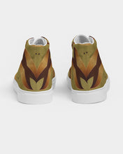 Afbeelding in Gallery-weergave laden, Wood Gold 1 Women&#39;s Hightop Canvas Shoe